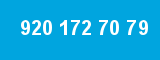 920 172 70 79 920 172 70 79